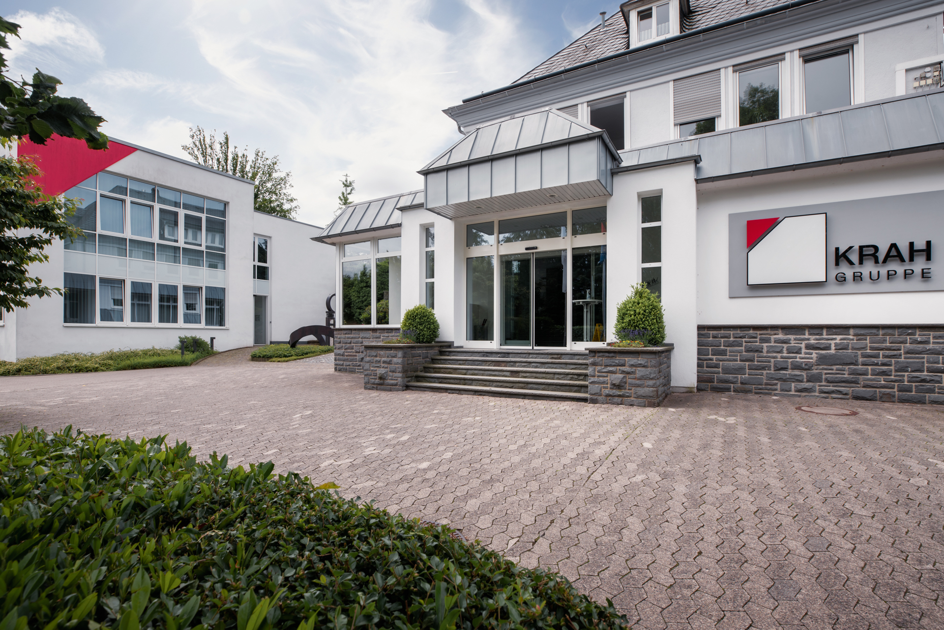 Der Hauptstandort der KRAH Gruppe in Drolshagen (Deutschland - NRW)